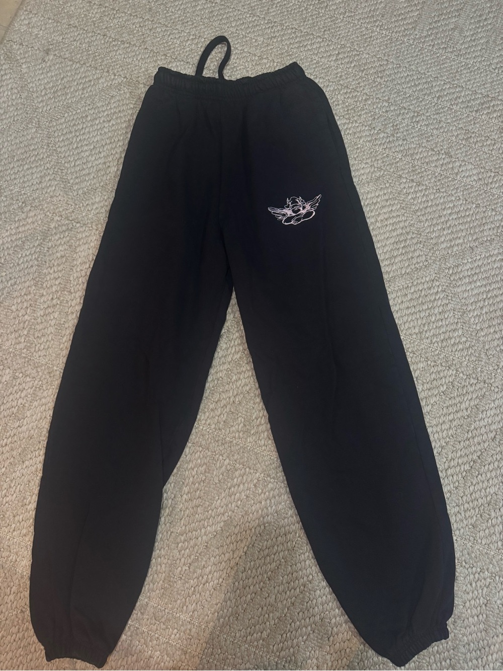 Black Graphic Sweatpants - Boys Lie